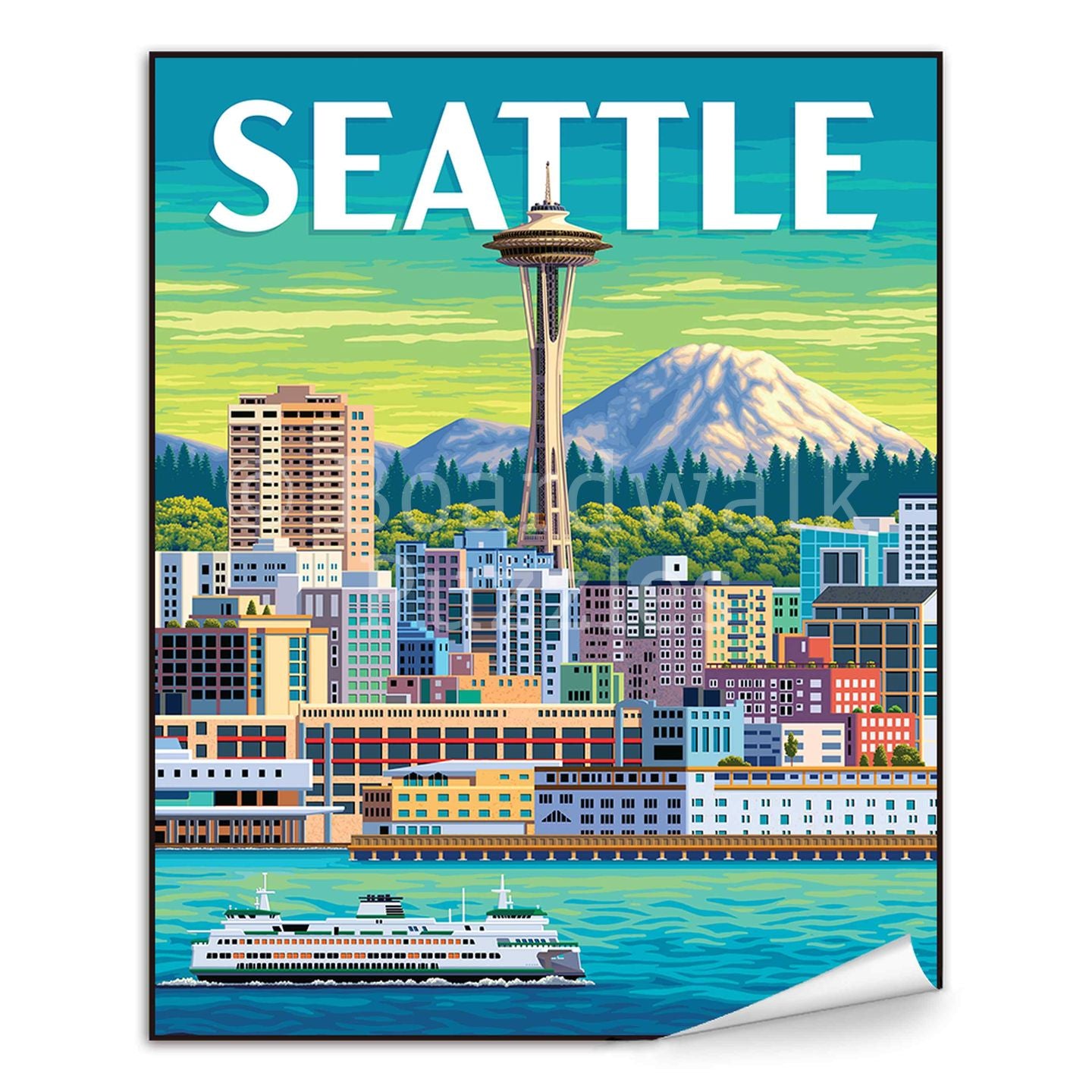 Seattle | Boardwalk Fine Art