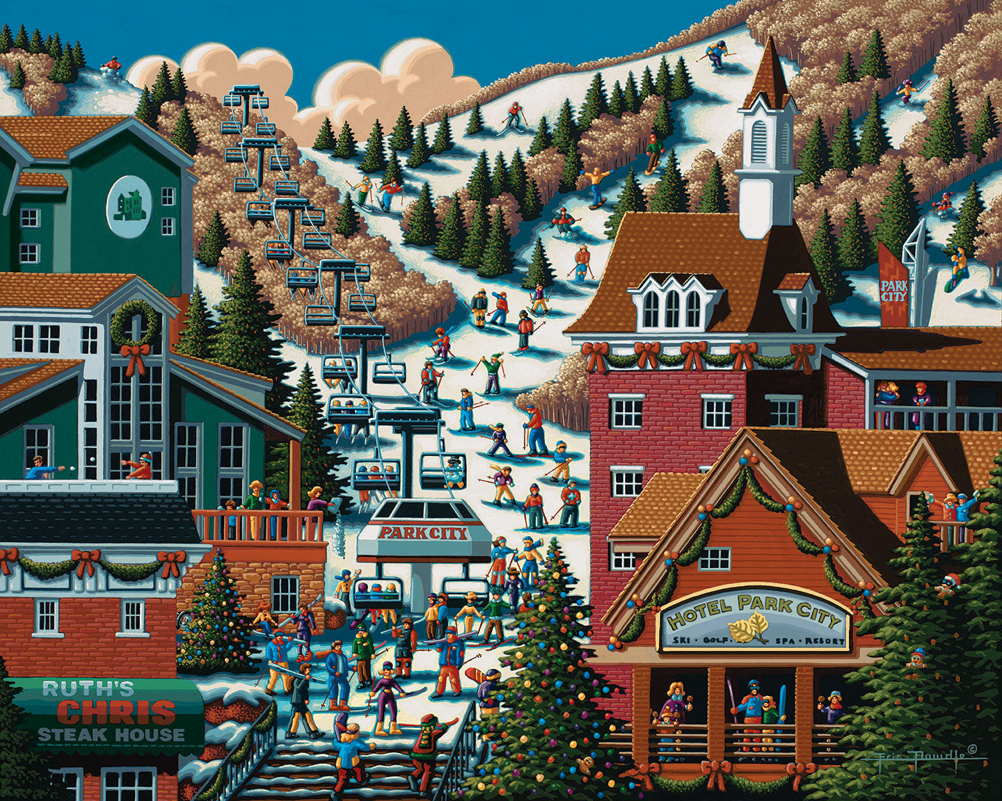 Ski Park City Fine Art
