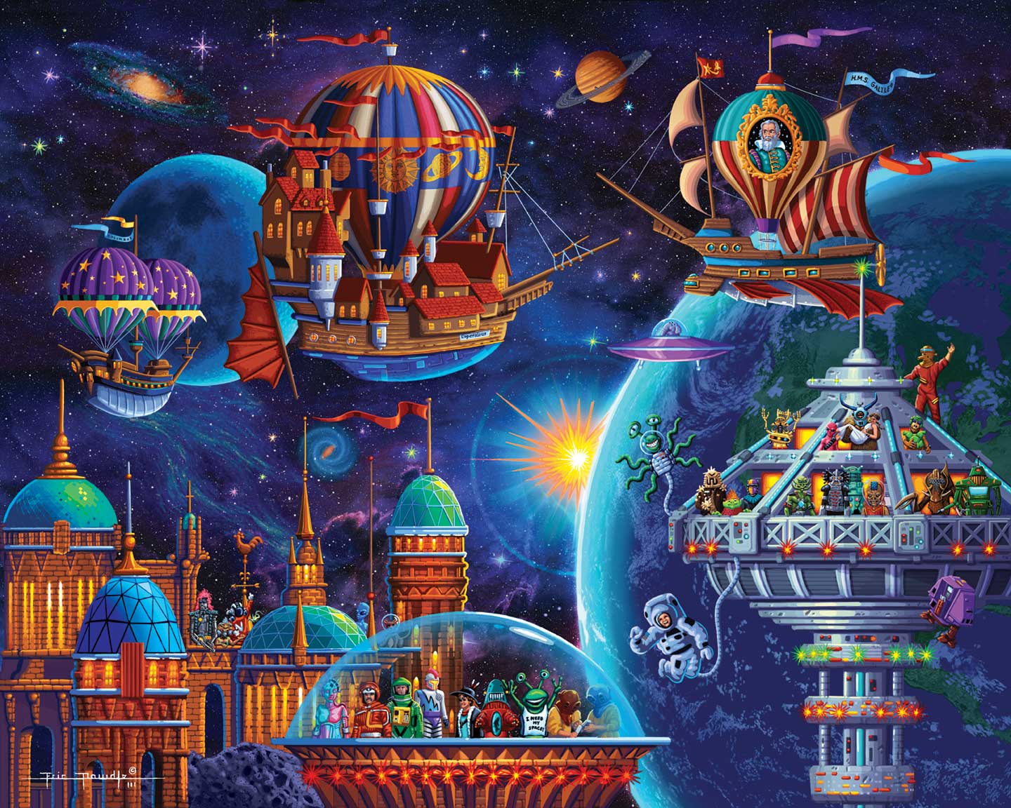 Space Adventure Fine Art