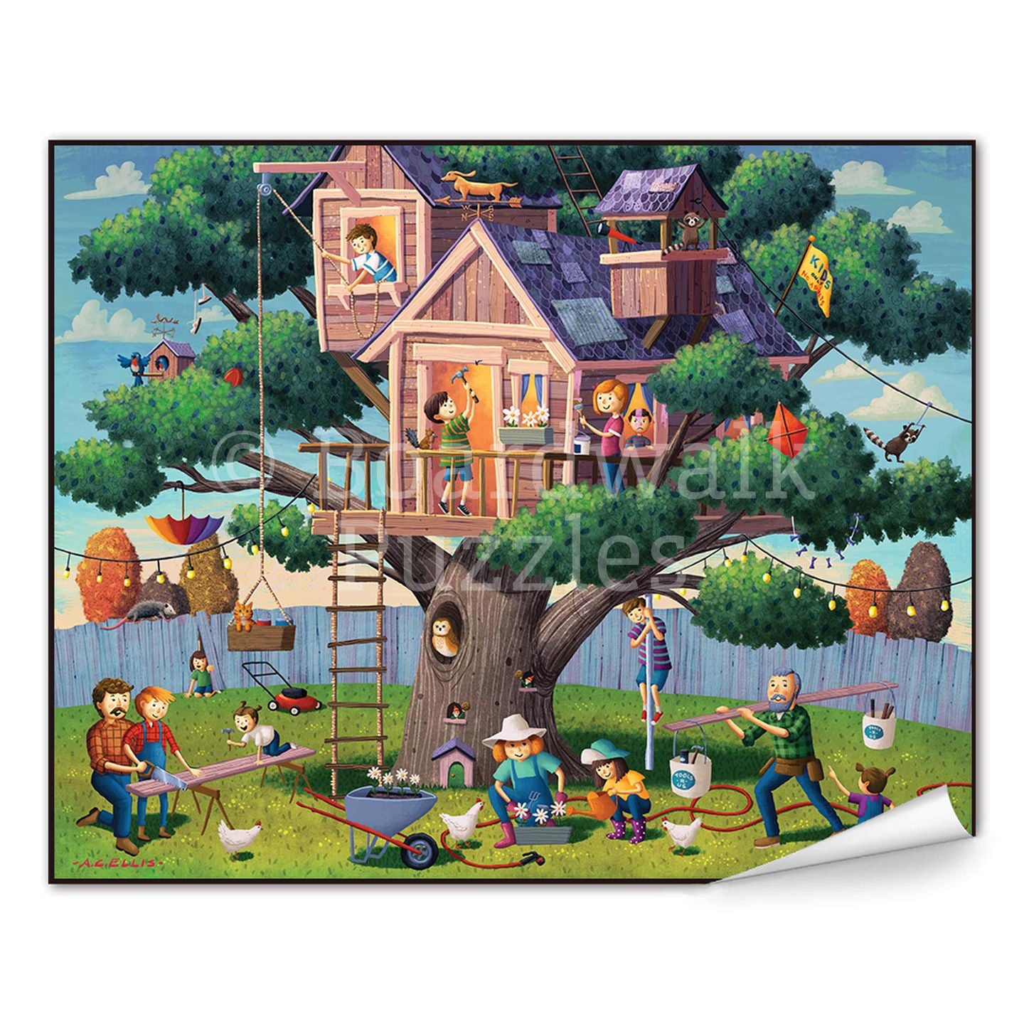 Tree House Adventure | Boardwalk Fine Art