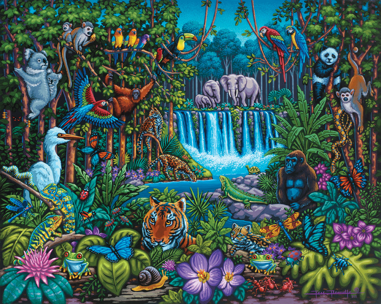 Wild Jungle | 210 Piece Personal Puzzle