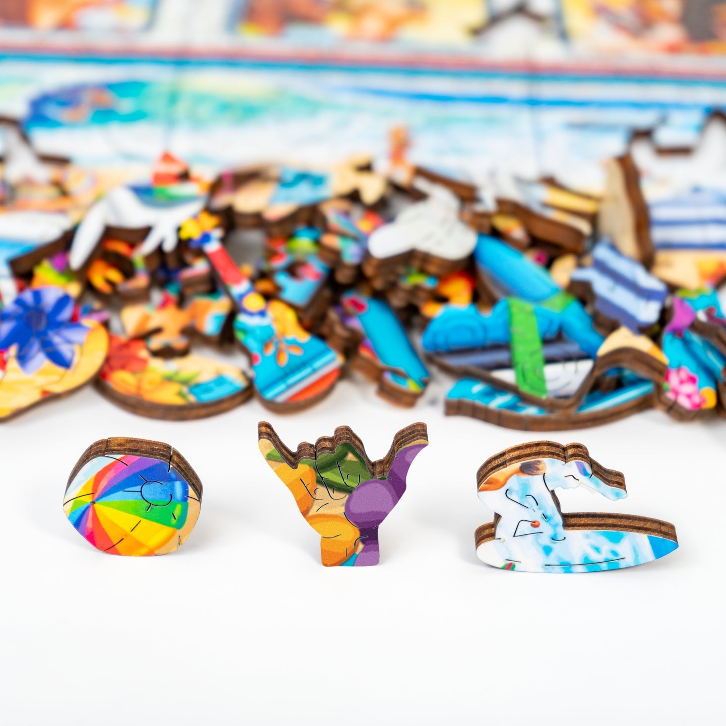 Goin' Surfin' | Luxury Wood Puzzle - Jumbo Size