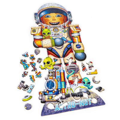 Astro-Nut | Luxury Wood Puzzle - Large Size