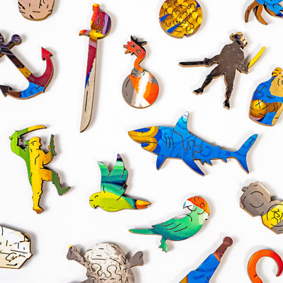 Pirate Pete | Luxury Wood Puzzle - Large Size