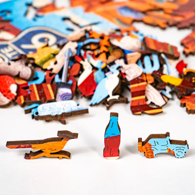 Boot 66 | Luxury Wood Puzzle - Large Size
