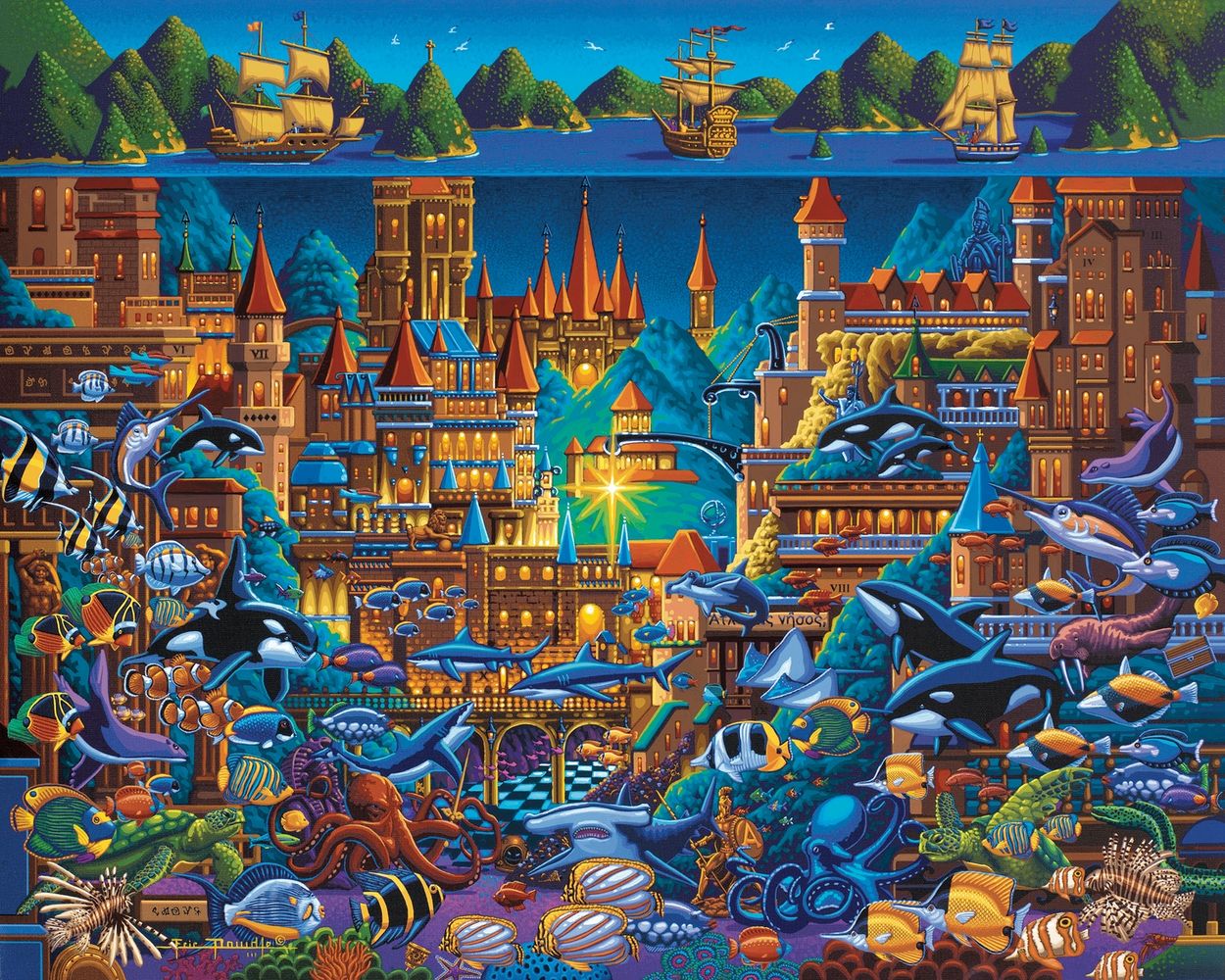 Atlantis - Wooden Puzzle