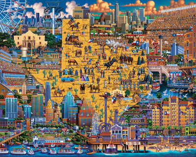 Best of Texas  | 100 Piece Dowdle Jigsaw Puzzle