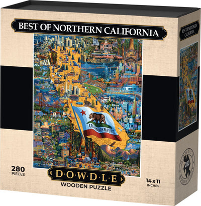 Best of Northern California - Wooden Puzzle