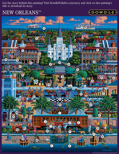 New Orleans - Mini Puzzle - 250 Piece