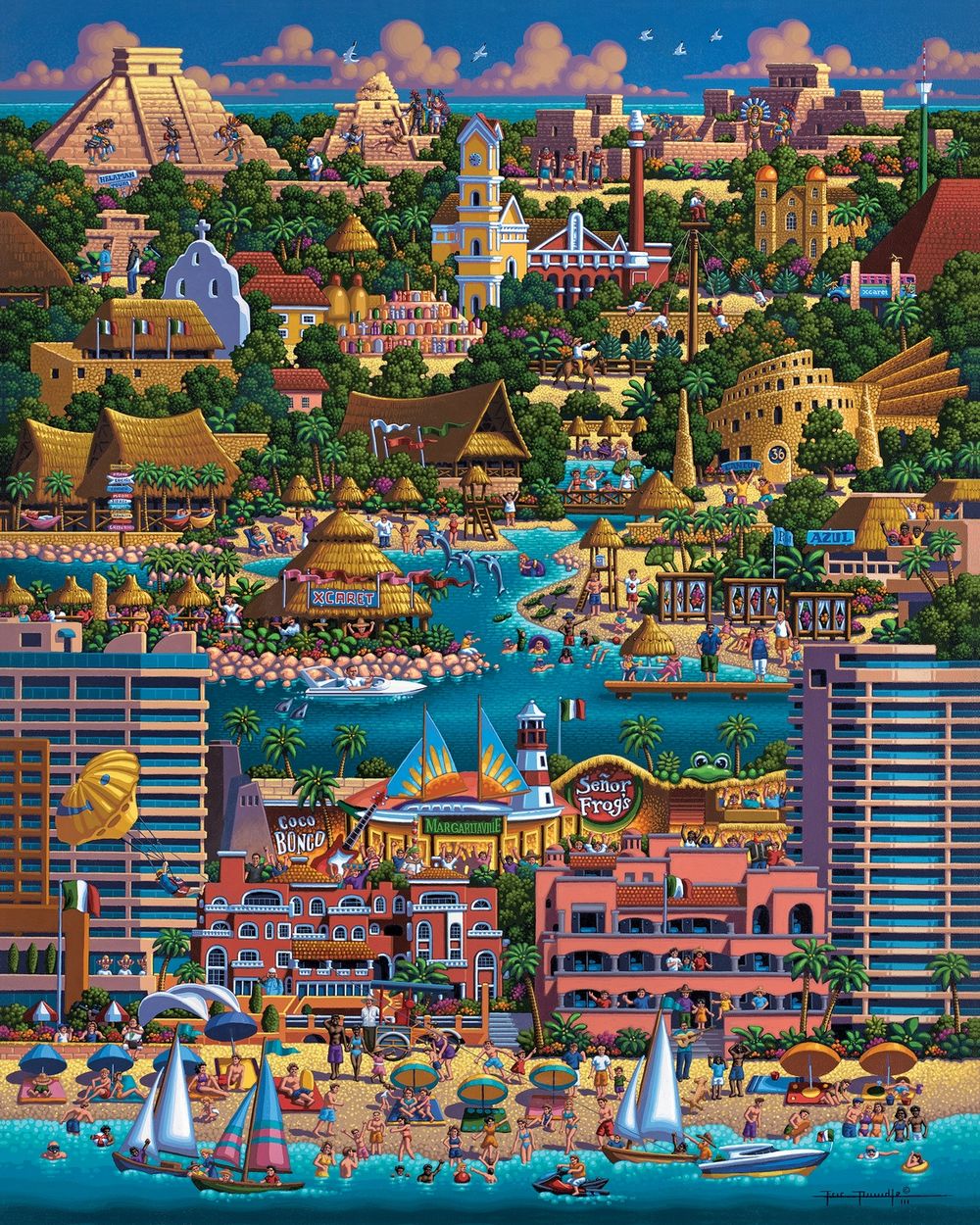 Cancun - Wooden Puzzle