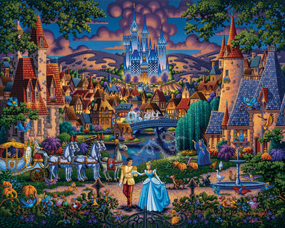 Cinderella's Enchanted Evening Gallery Wrap Canvas