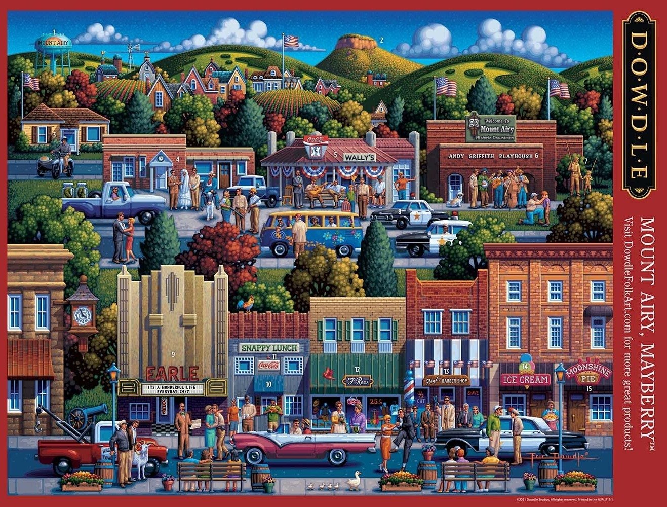 Mt. Airy, Mayberry - Mini Puzzle - 250 Piece