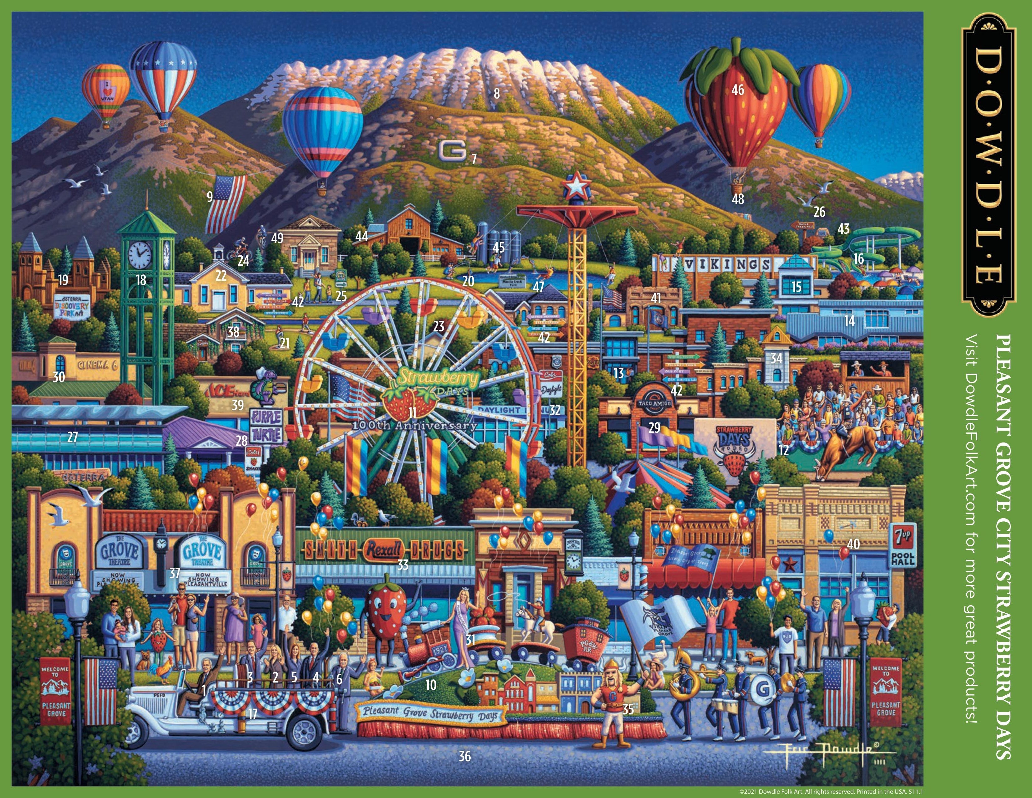 Pleasant Grove - Mini Puzzle - 250 Piece