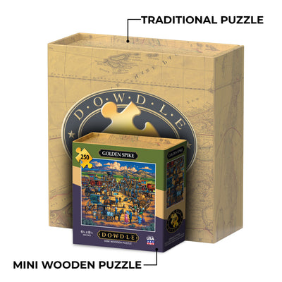 Golden Spike - Mini Puzzle - 250 Piece