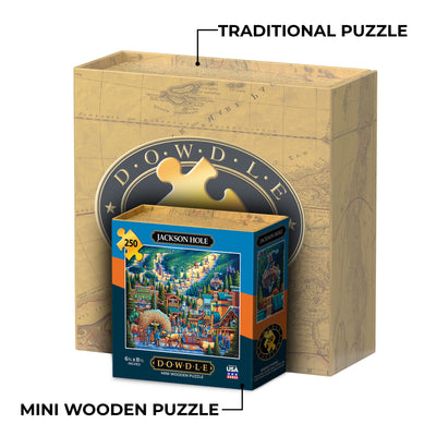 Jackson, WY - Mini Puzzle - 250 Piece