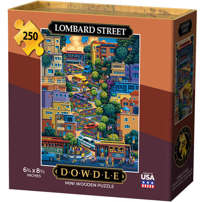 Lombard Street - Mini Puzzle - 250 Piece