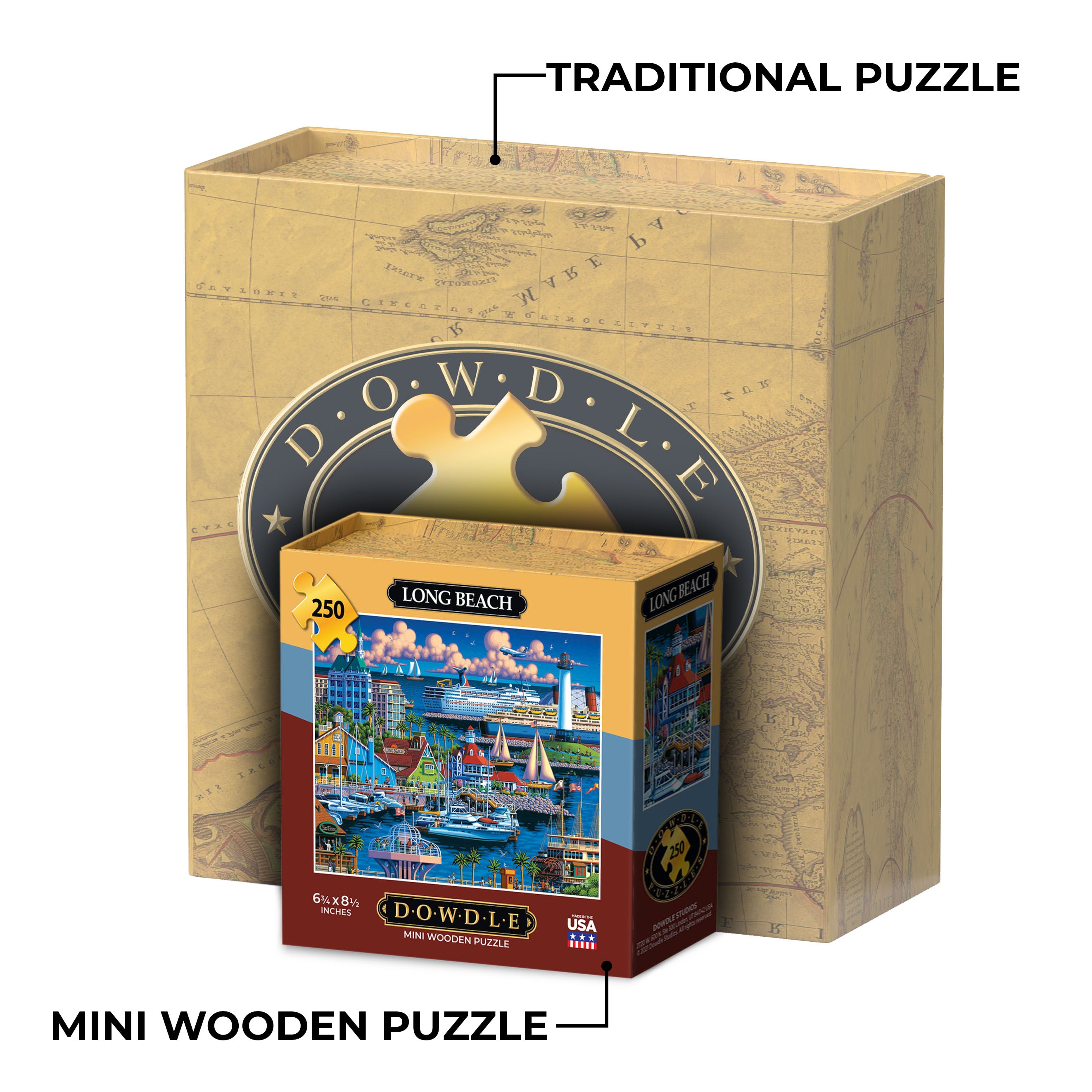 Long Beach - Mini Puzzle - 250 Piece