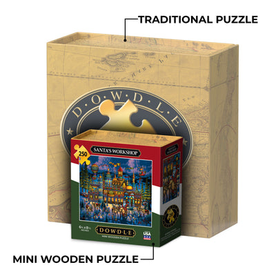 Santa's Workshop - Mini Puzzle - 250 Piece