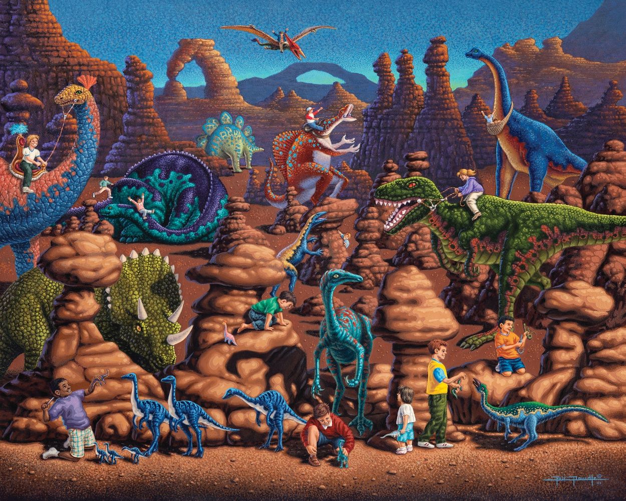 Dinosaur Games - Wooden Puzzle