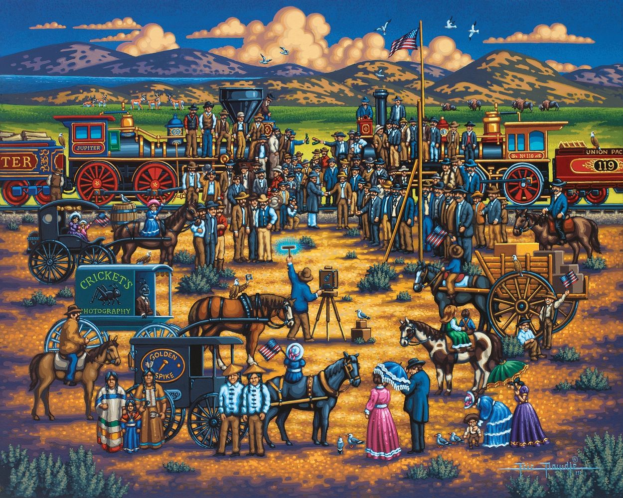 Golden Spike - Wooden Puzzle