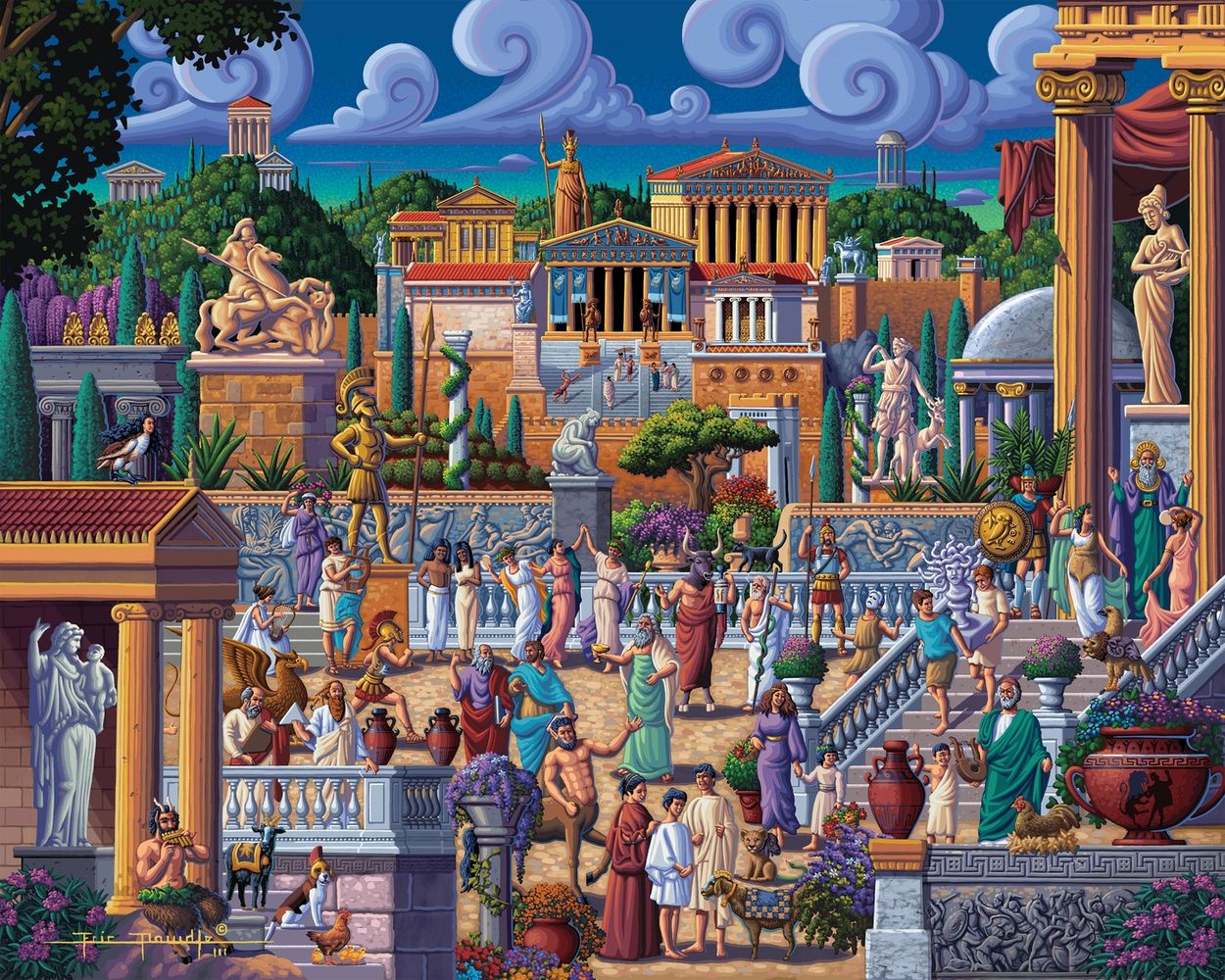 Greece - Wooden Puzzle