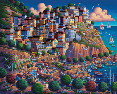 Italy's Cinque Terre - Wooden Puzzle