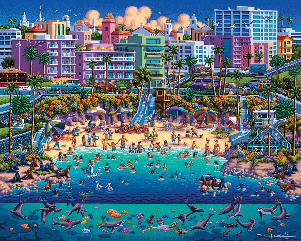 La Jolla Cove - Wooden Puzzle
