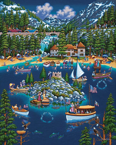 Lake Tahoe - Wooden Puzzle
