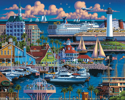 Long Beach | 210 Piece Personal Puzzle