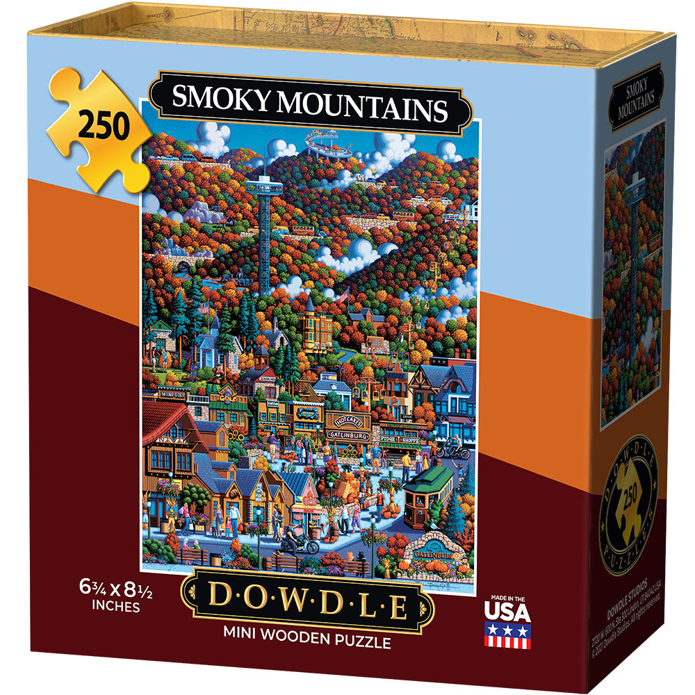 Smoky Mountains National Park - Mini Puzzle - 250 Piece