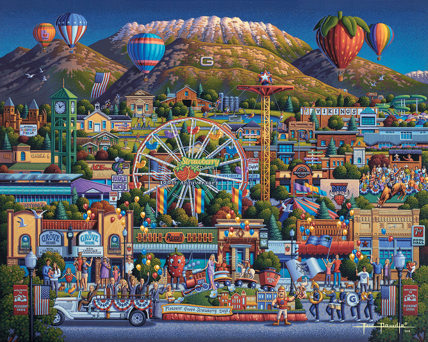 Pleasant Grove - Mini Puzzle - 250 Piece