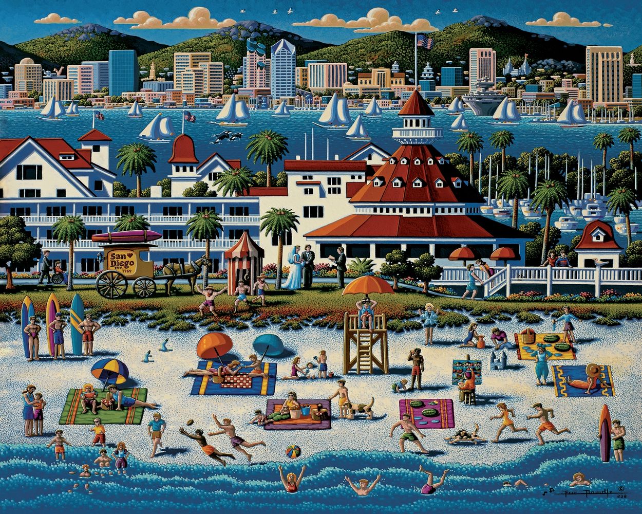 San Diego - Wooden Puzzle