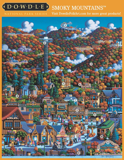 Smoky Mountains National Park - Mini Puzzle - 250 Piece