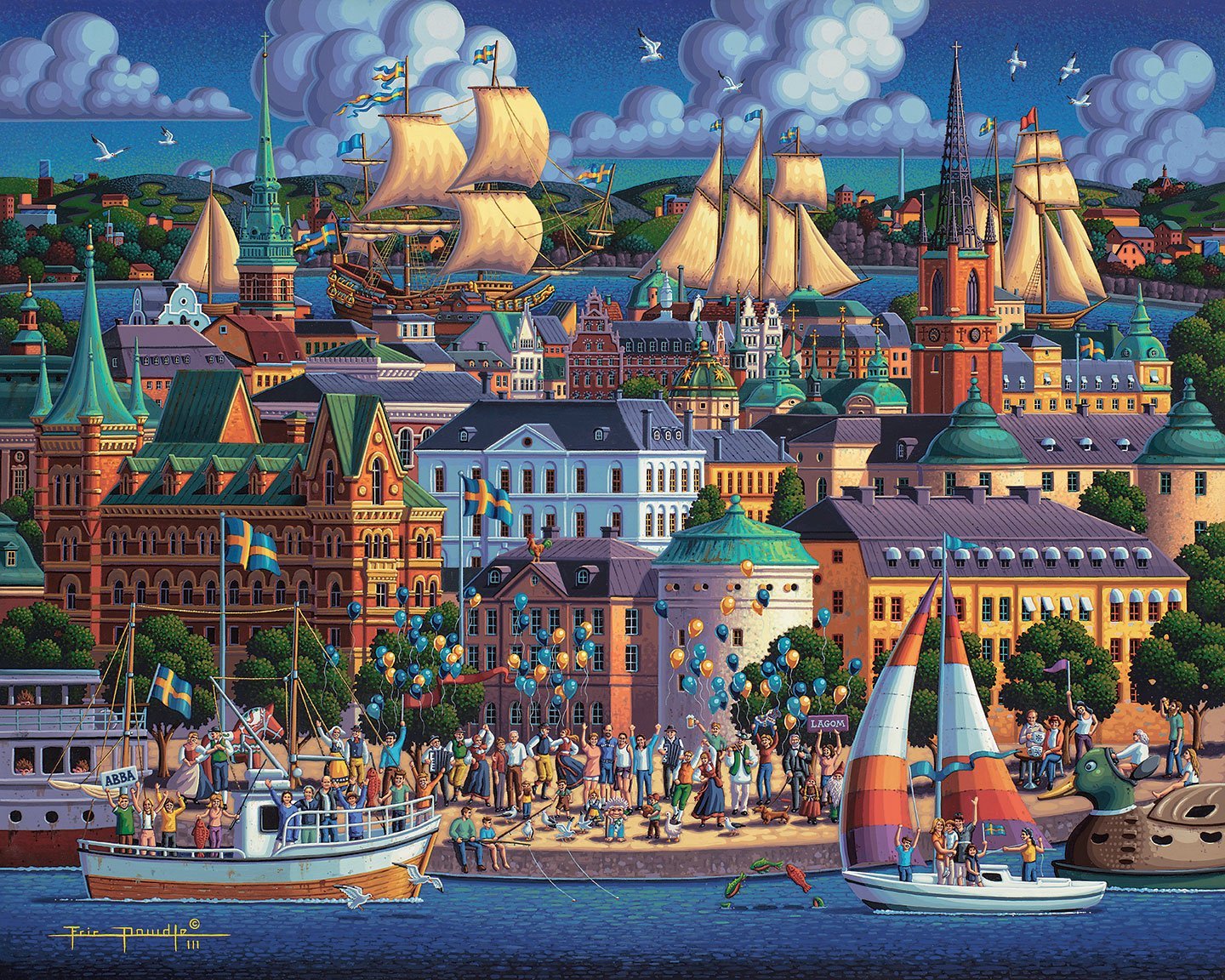 Stockholm - Mini Puzzle - 250 Piece