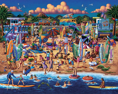 Surfin' USA - Wooden Puzzle