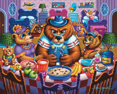 The Three Bears - Wooden Puzzle