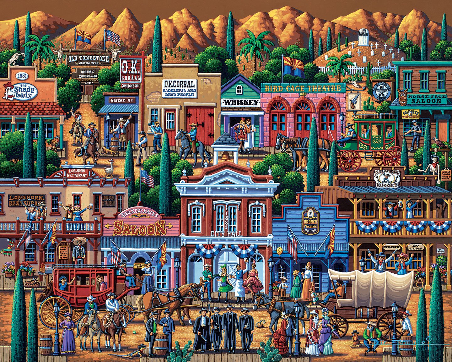 Tombstone - Mini Puzzle - 250 Piece
