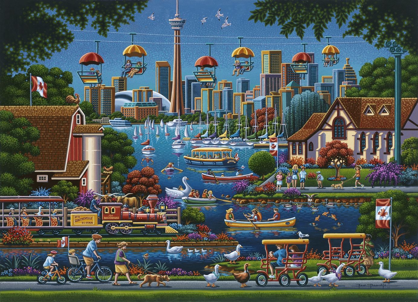 Toronto Island - Wooden Puzzle