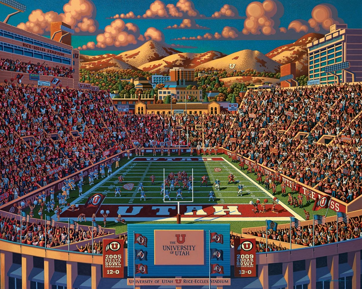 Utah Utes - Wooden Puzzle