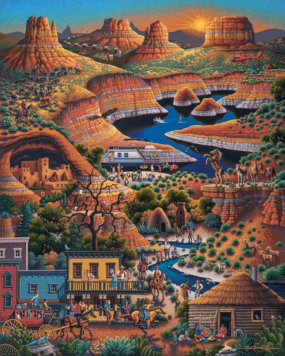 Wild, Wild West | 210 Piece Personal Puzzle