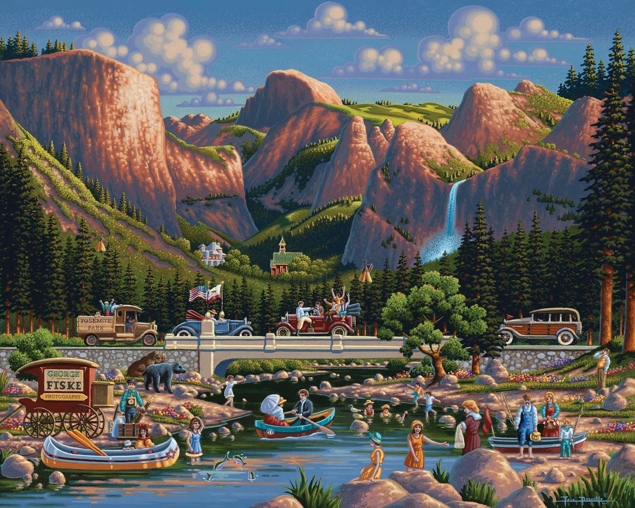 Yosemite National Park - Wooden Puzzle