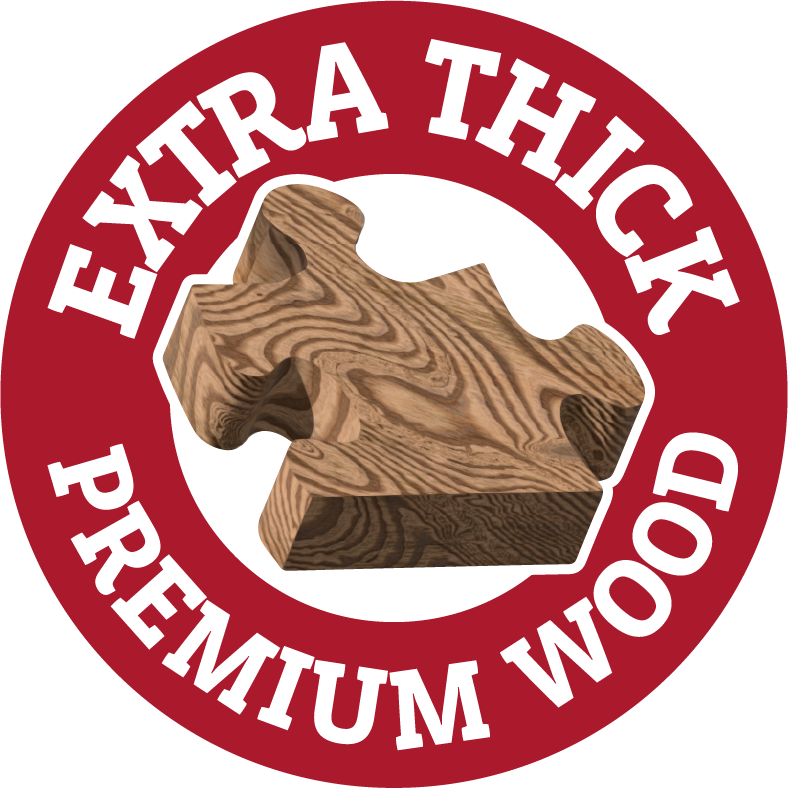 Rustic Christmas Tree | Luxury Wood Puzzle - Medium Size